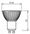 LED žárovka 230V AC patice GU10 5W LUMENMAX (náhrada 35W halogen) - varianty bílá teplá, denní, studená 