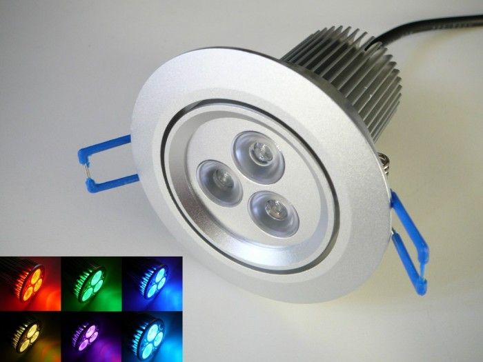 LED žárovka RGB12V DC/12W podhledové svítidlo 