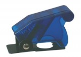 Přepínač páčkový ochranný kryt - transparentní modrá