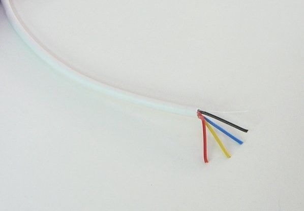 Kulatý kabel pro RGB pásky 4 x 0,19mm2