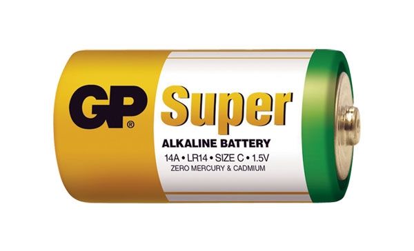 Baterie C (R14) alkalická GP Super Alkaline LR14 1,5V malé mono článek