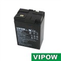 Baterie olověná 6V/ 4.0Ah VIPOW nabíjecí bezůdržbový akumulátor