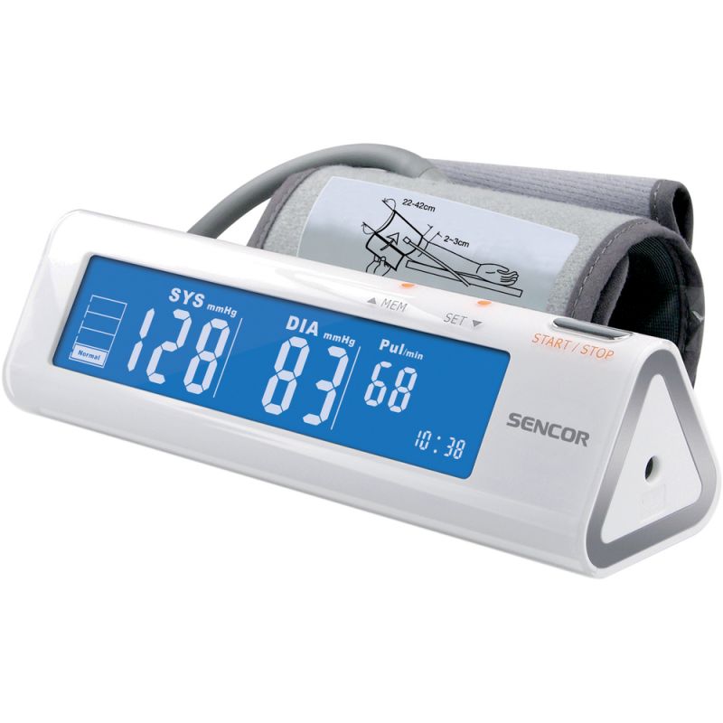 Digitální tlakoměr-měřič krevního tlaku SENCOR SBP 901 s manžetou na paži