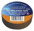 Izolační páska PVC 15mm/10m hnědá