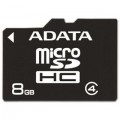 MicroSDHC 8GB CL4 paměťová karta ADATA