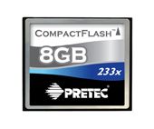 Paměťová karta Comact Flasch 8GB, 233x Pretec