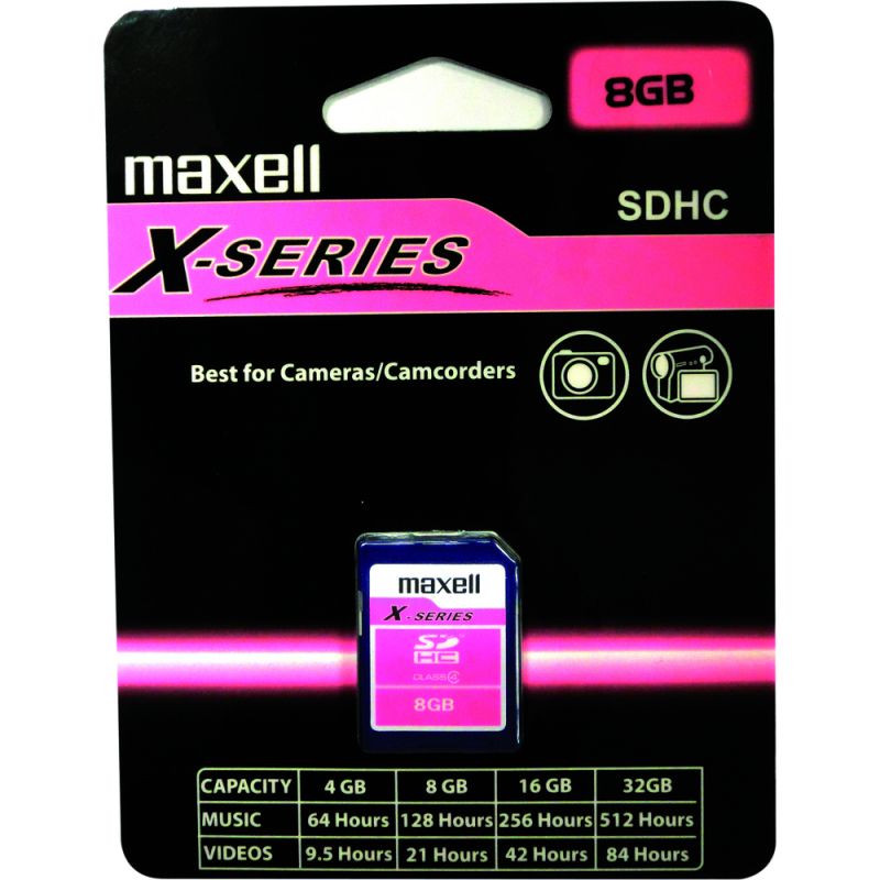 SDHC 8GB CL4 X-series paměťová karta CL4 854511 MAXELL