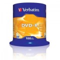 Záznamový disk DVD-R 4,7GB, 120min. 16x SPINDL (100pack) VERBATIM