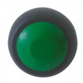 Tlačítkový spínač přepínač tlačítko kul. OFF-(ON) bez aretace střed zelený