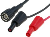 Kabel měřící 2 BNC-V / 2x banánek 4mm (1.2m) kabel pro osciloskop