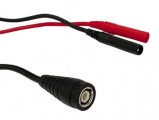 Kabel měřící BNC-V / 2x banánek 4mm (1.5m) kabel pro osciloskop