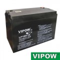 Baterie olověná gelová 12V/100Ah VIPOW nabíjecí bezůdržbový trakční akumulátor