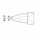 Hrot N5-2/ZD552 pr.0.8mm pro pájecí a odpájecí stanici ZD-552 (ZD-917)