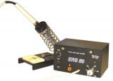 Mikropájka ERS50 stolní pájecí stanice, elektronicky plynule regulovatelná mikropájka analogová v kovové skříni a indikací teploty, výkon 50W