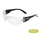 Ochranné brýle čiré EXTOL UV, pracovní, vysoce odolné proti nárazu, s ochranou proti poškrábání a UV záření