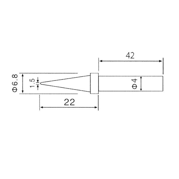 Hrot C1-1 pro ZD-99 tl. 1,5mm
