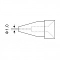 Hrot N5-1/ZD552 pr.1.0mm pro pájecí a odpájecí stanici ZD-552 (ZD-917)