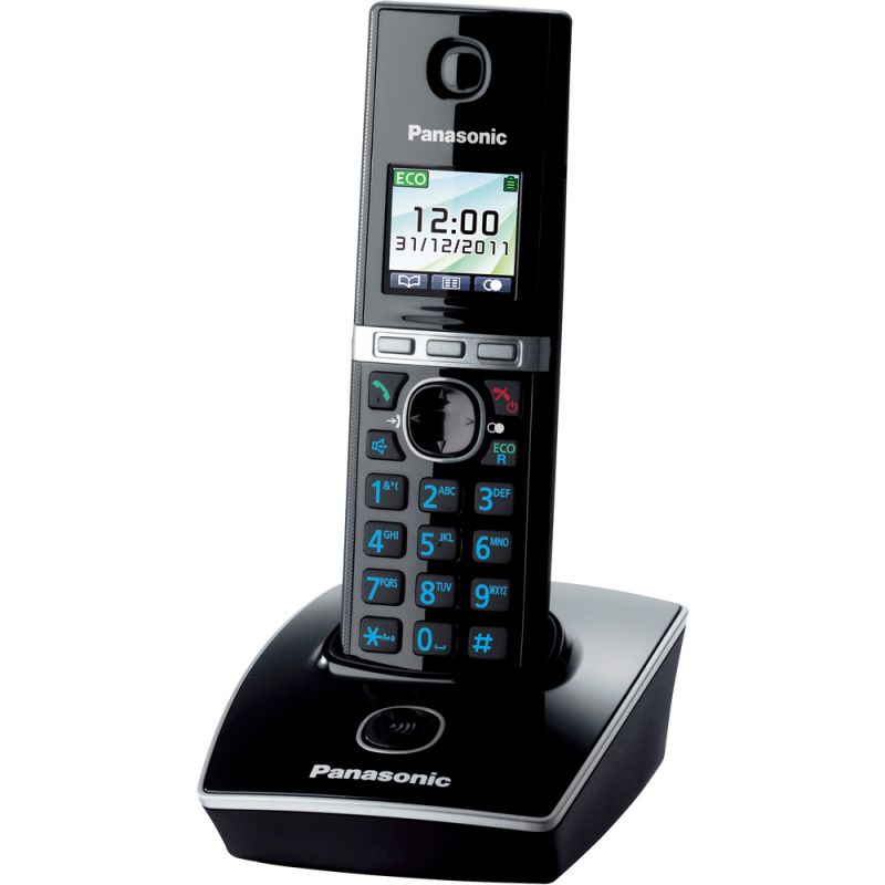 Panasonic KX TG8051FXB DECT přenosný bezdrátový telefon se záznamníkem na pevnou linku