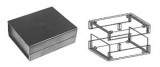 Plastová krabička KP1 rozměry 38 x 90 x 66 mm černá