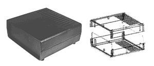 Plastová krabička KP10 rozměry 90 x 149 x 178mm ventilační otvory