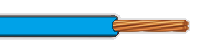 Ohebný měděný vodič lankový instalační CYA 1mm2, H05V-K, vyberte si barvu- - Světlemodrá