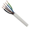 Kabel CYSY 5Gx2,5mm2 (C) ohebný bílý H05VV-F 