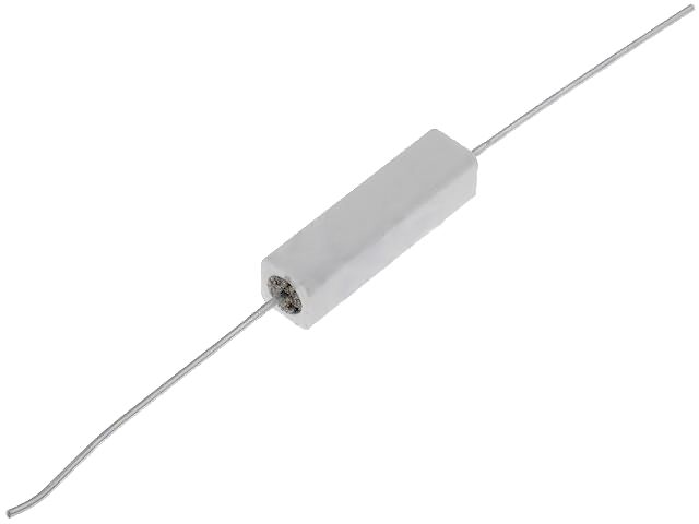 Drátový axiální rezistor odpor 10Kohm 5W, 6,4 x 6,4 x 25mm, tol. 10%