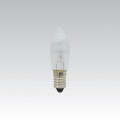 Žárovka svíčková Vánoční 14V 3W patice E10 C13 čirá bílá, 2.580 K, pro Vánoční řetězy 16 objímek, náhradní, osvětlení na stromek, řetěz