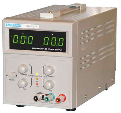 Zdroj laboratorní stolní MATRIX MPS-3005S Kanály:1; 0÷30VDC; 0÷5A, 2x LED 3,5místný