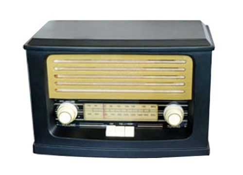 Retro stolní radiopřijímač ORAVA RR52, stereo příjem AM/FM, napájení 230V AC