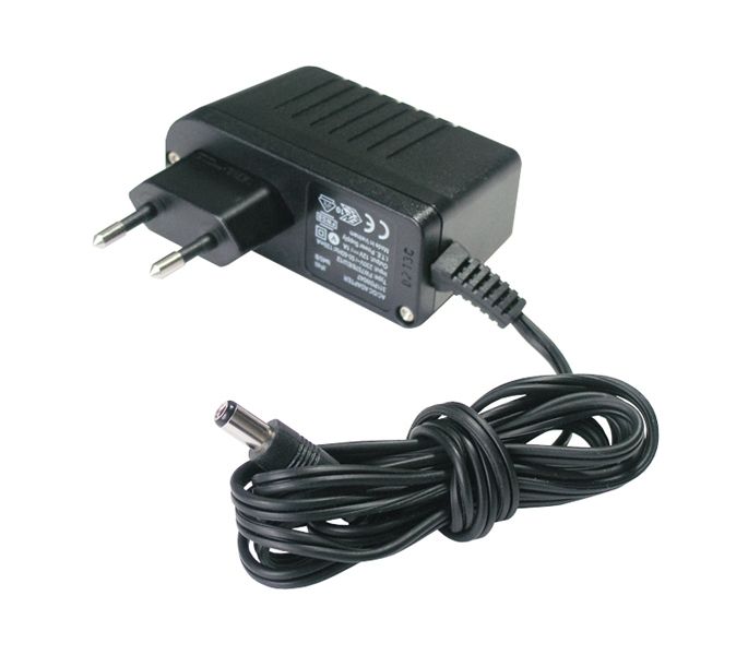 Síťový napájecí zdroj-pulzní stabilizovaný 12V DC/1A adaptér s pevným výstupním napětím, konektor 2,5 x 5,5mm 