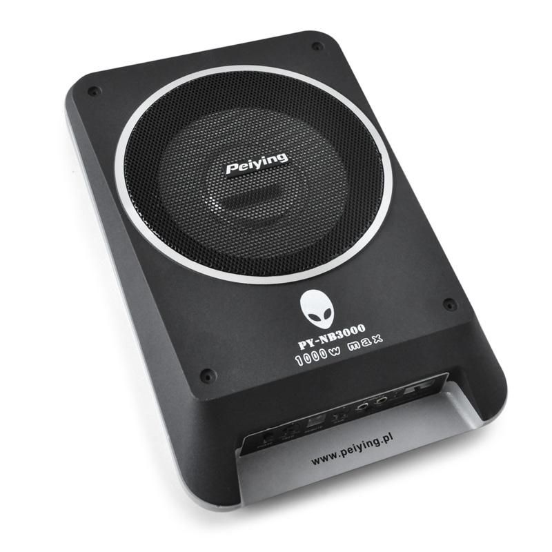 Subwoofer do auta Peiying NB3000 (pod sedačku), Reproduktor 200 W (4 Ohm), bassový