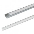 AL lišta profil pro LED AS5 + plexi k přisazení 15,2x6mm l=1m