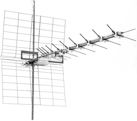 Anténa 44LX45L balená v krabici Emme Esse logaritmicko-periodická, UHF pro DBV-T příjem