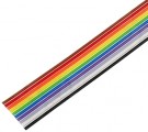 Kabel plochý FBK20 barevný 20 žil 0,09mm2, vícežilový