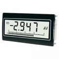 Panelové měřidlo voltmetr a ampérmetr digitální LCD podsvícení AC nebo DC, 4,5 místný, 4000 digitů, Napětí: 0,1 mV - 300 V/DC/AC · Proud: 0,1 µA - 10 A/DC/AC