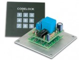 Stavebnice kódový přístupový zámek I - použití ke spínání alarmu, k otevírání dveří, venkovní provedení, napájení 9 - 15VDC nebo 8 - 12VAC