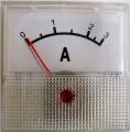 Panelové analogové měřidlo PM40-3A ampermetr, ručkové rozměr 40x40mm 