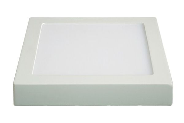 LED panel přisazený, 12W, 900lm, 4000K, neutrální denní bílá, čtvercové, hranaté, bílé SOLIGHT WD116