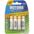 Baterie AA (R6) alkalická MOTOMA Ultra alkaline 1,5V tužková