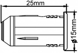 LED ovladač-stmívač dotykový DS1,12-24Vss/30W, regulace dotykem