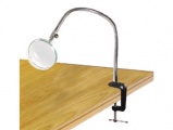 Lupa stolní kulatá FLEX na flexibilním rameni, 3 dioptrie, délka 51cm, upevnění na hranu stolu