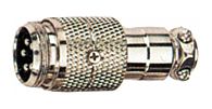 XLR 4VZK-ŠR Mikrofonní konektor-vidlice na kabel 4-piny šroubovací aretace