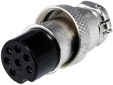 XLR 7ZK-ŠR Mikrofonní konektor-zásuvka na kabel 7-piny šroubovací aretace
