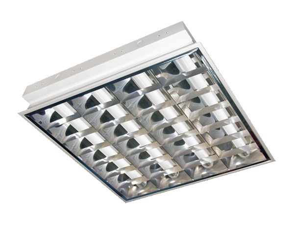 Zářivkové těleso 230V/4x18W, vestavné, podhledové, možnost použití LED trubic