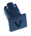 Objímka SL252 pro LED diody @5mm znaková (W)
