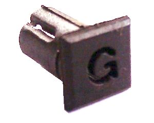 Objímka SL236 pro LED diody @5mm znaková (G)