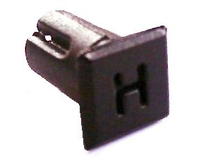 Objímka SL237 pro LED diody @5mm znaková (H)