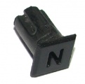 Objímka SL243 pro LED diody @5mm znaková (N)