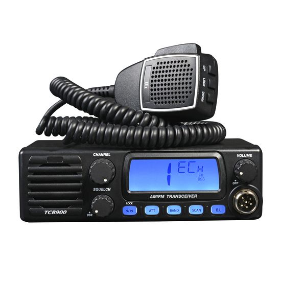 CB radiostanice TTI 900 27MHz, multinorm, vysílačka stolní, 12V i 24V, AUTOMATICKÝ SQUELCH